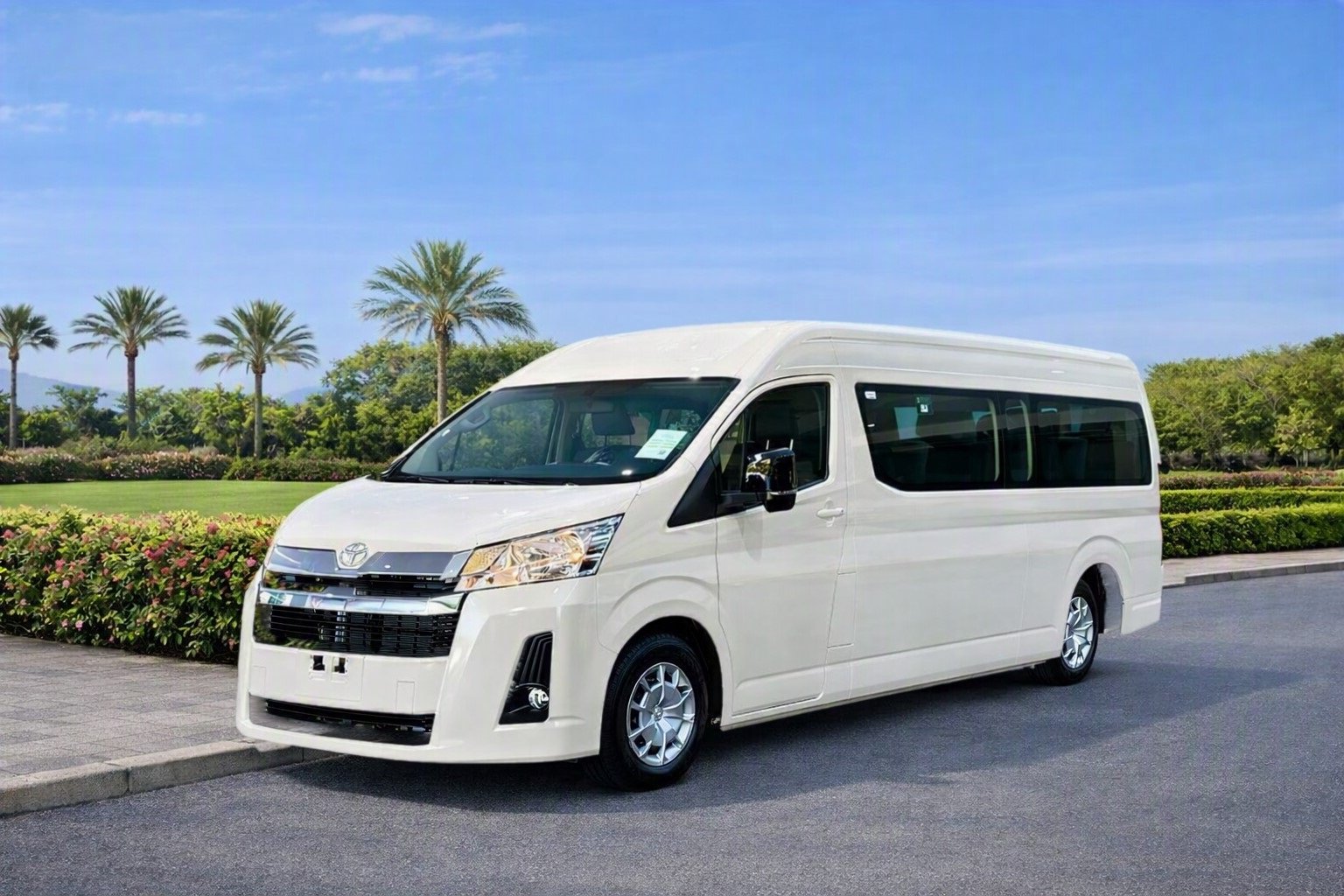 Private minibus for group transportation in Egypt